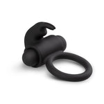 Inel vibrant pentru penis Bunny EasyToys, negru