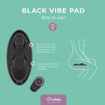 Vibrator Vibe Pad EasyToys negru cu telecomandă USB