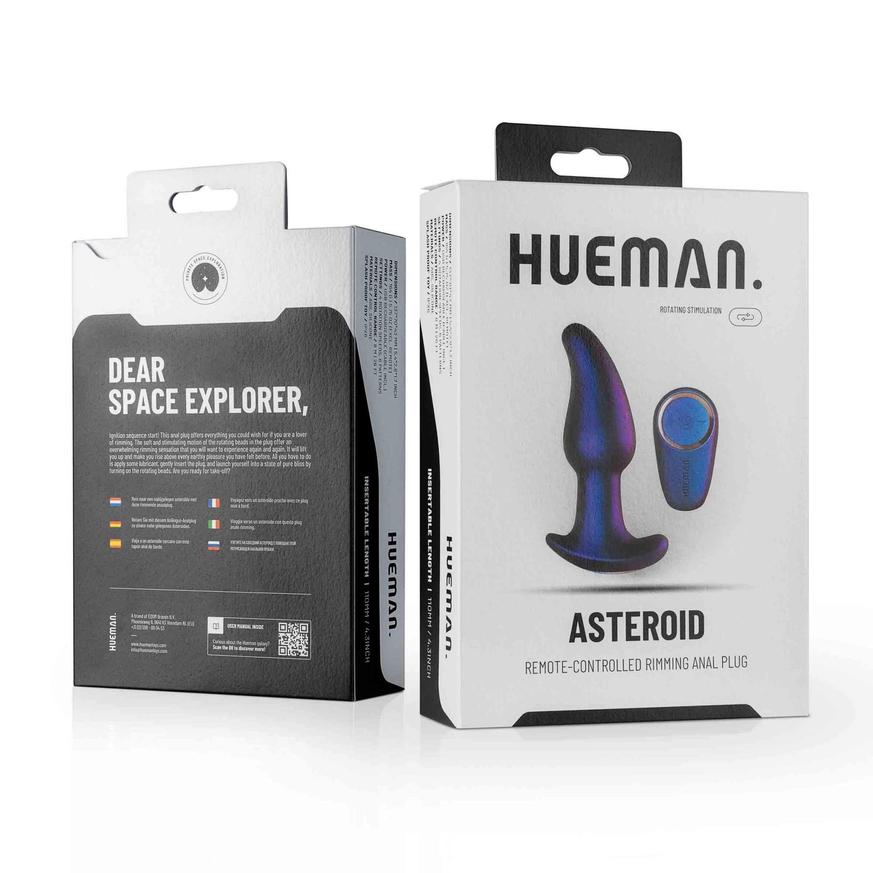 Plug anal Hueman Asteroid Rimming, violet