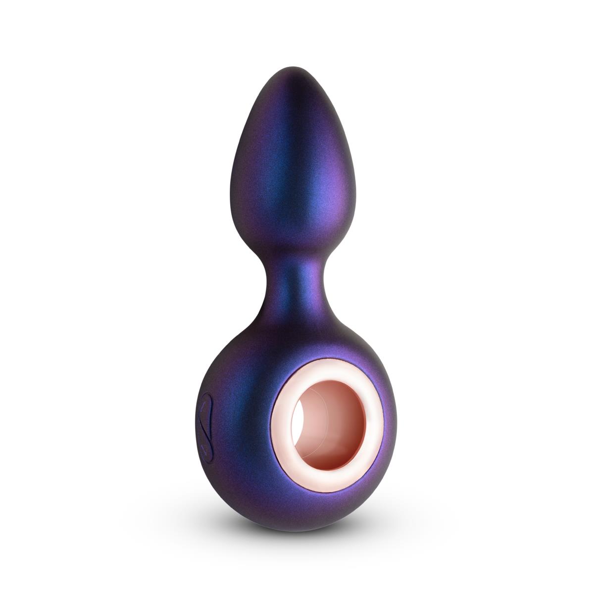 Plug anal vibrant USB Hueman Deep Space Purple