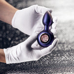 Plug anal vibrant USB Hueman Deep Space Purple