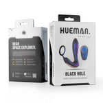 Vibrator inelar anal USB Hueman Black Hole Purple