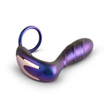 Vibrator inelar anal USB Hueman Black Hole Purple