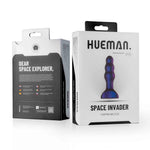 Plug anal vibrant Hueman Space Invader, USB, violet
