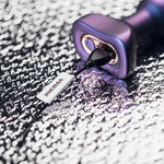 Plug anal vibrant Hueman Space Invader, USB, violet