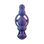 Plug anal vibrant Hueman Stellar Force cu inel pilot 10 cm