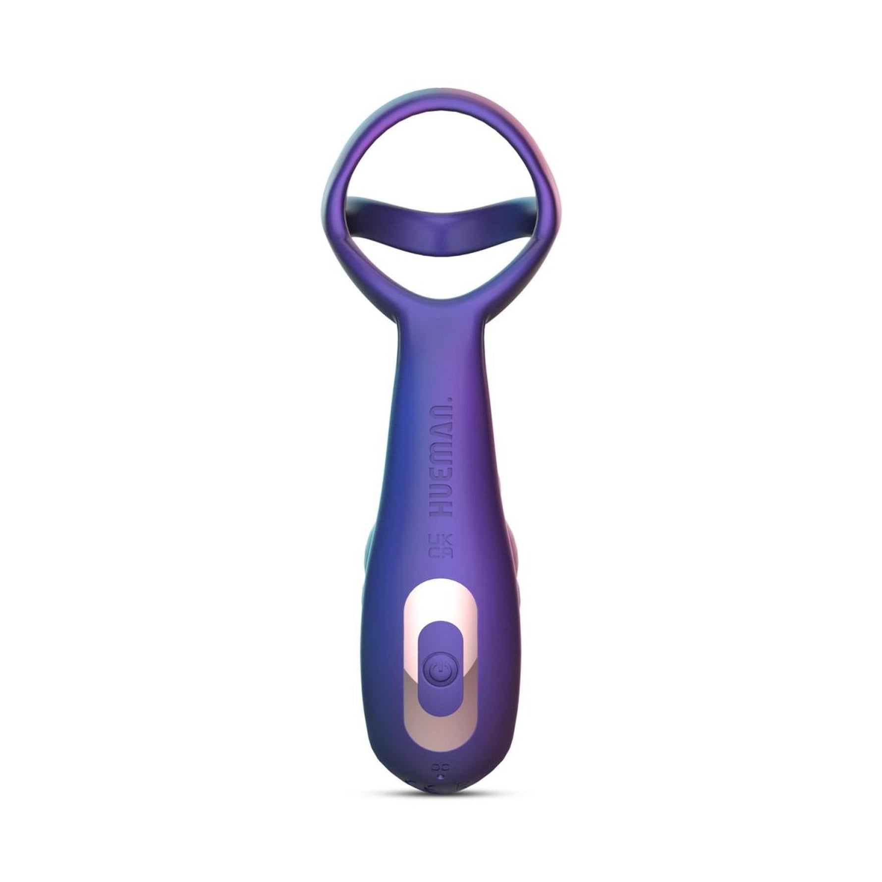 Plug anal vibrant Hueman Stellar Force cu inel pilot 10 cm