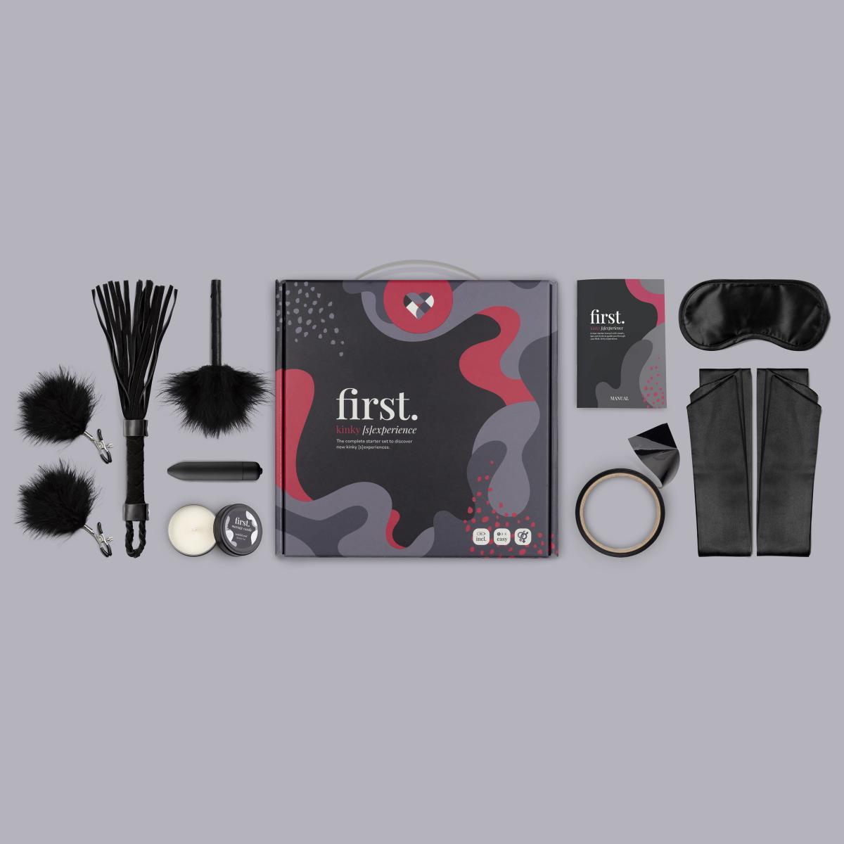 Set EasyToys Prima Experiență Perversă BDSM Negru