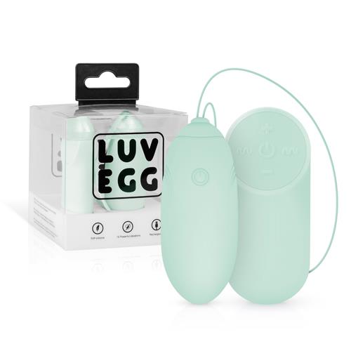 Luv Egg Vibrator Ou Verde Wireless Silicon USB 16cm