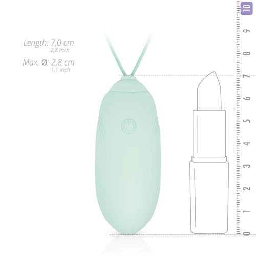 Luv Egg Vibrator Ou Verde Wireless Silicon USB 16cm