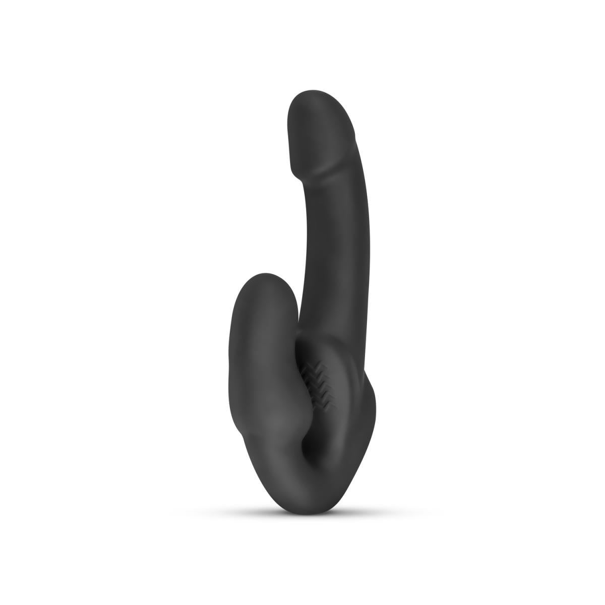 Curea autoadezivă Morgan No Parts din silicon, 22 cm, neagră