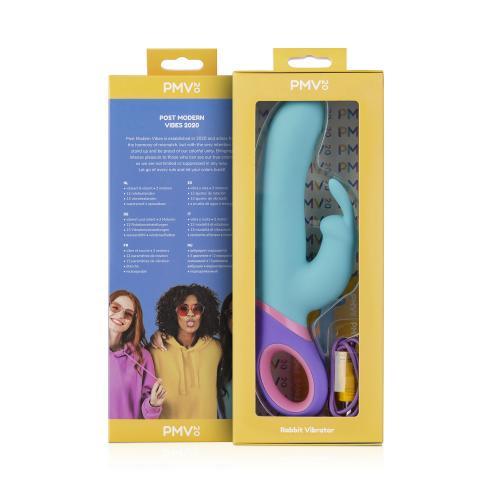 Vibrator PMV20 Meta Silicon Iepuraș 23 cm USB