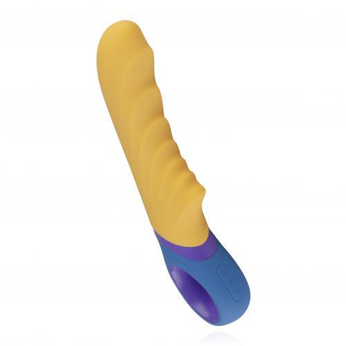 Vibrator PMV20 Tone pentru punctul G, multicolor, USB, 23 cm