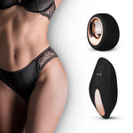 Chiloți vibratori EasyToys negri cu telecomandă USB
