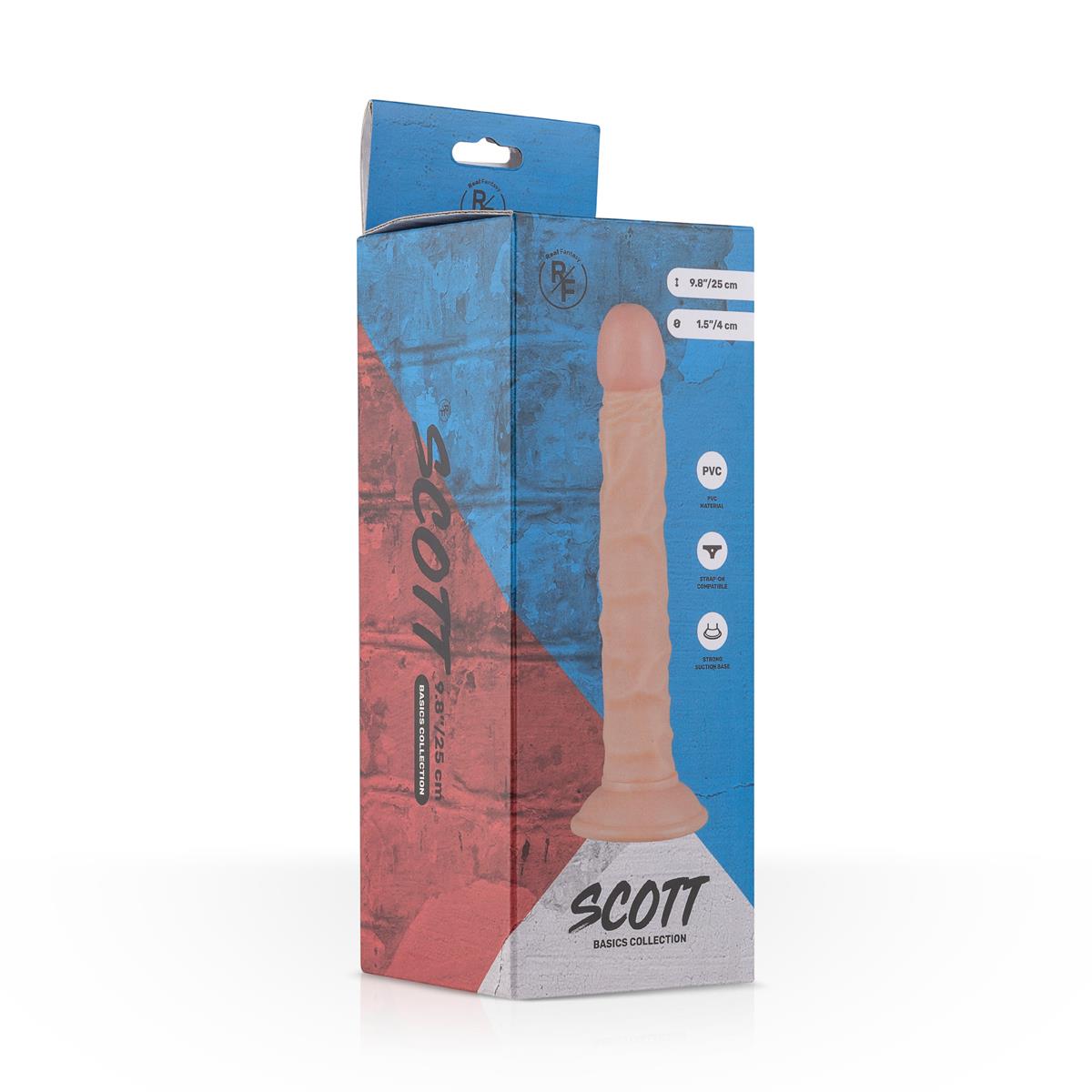 Dildo realist Real Fantasy Scott bej 25 cm