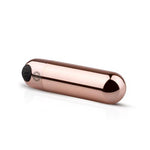 Vibrator mini Bullet Rosy Gold, USB, roz, 7,5 cm