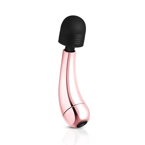 Vibrator mini cu baghetă USB Rosy Gold Curve