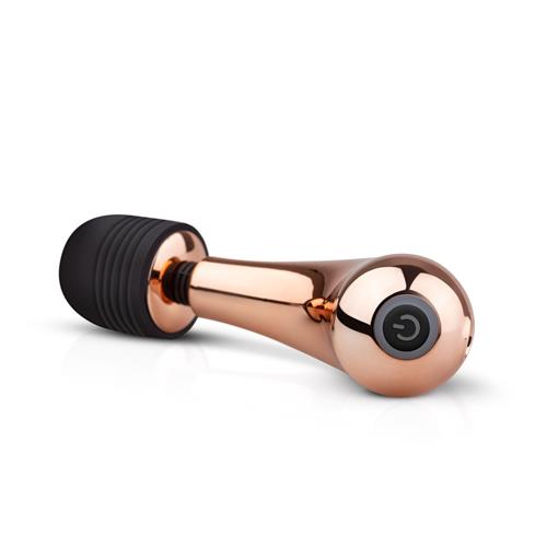 Vibrator mini cu baghetă USB Rosy Gold Curve