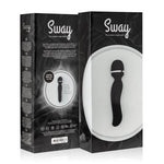 Vibrator USB Sway Vibes Nr. 4 din silicon negru, 20 cm