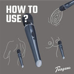Masaj vibrant Teazers Lightning Black