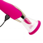 Pompă vibratoare Teazers roz cu USB pentru punct G
