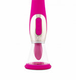 Pompă vibratoare Teazers roz cu USB pentru punct G