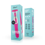 Pompă vibratoare Teazers roz cu USB pentru punct G