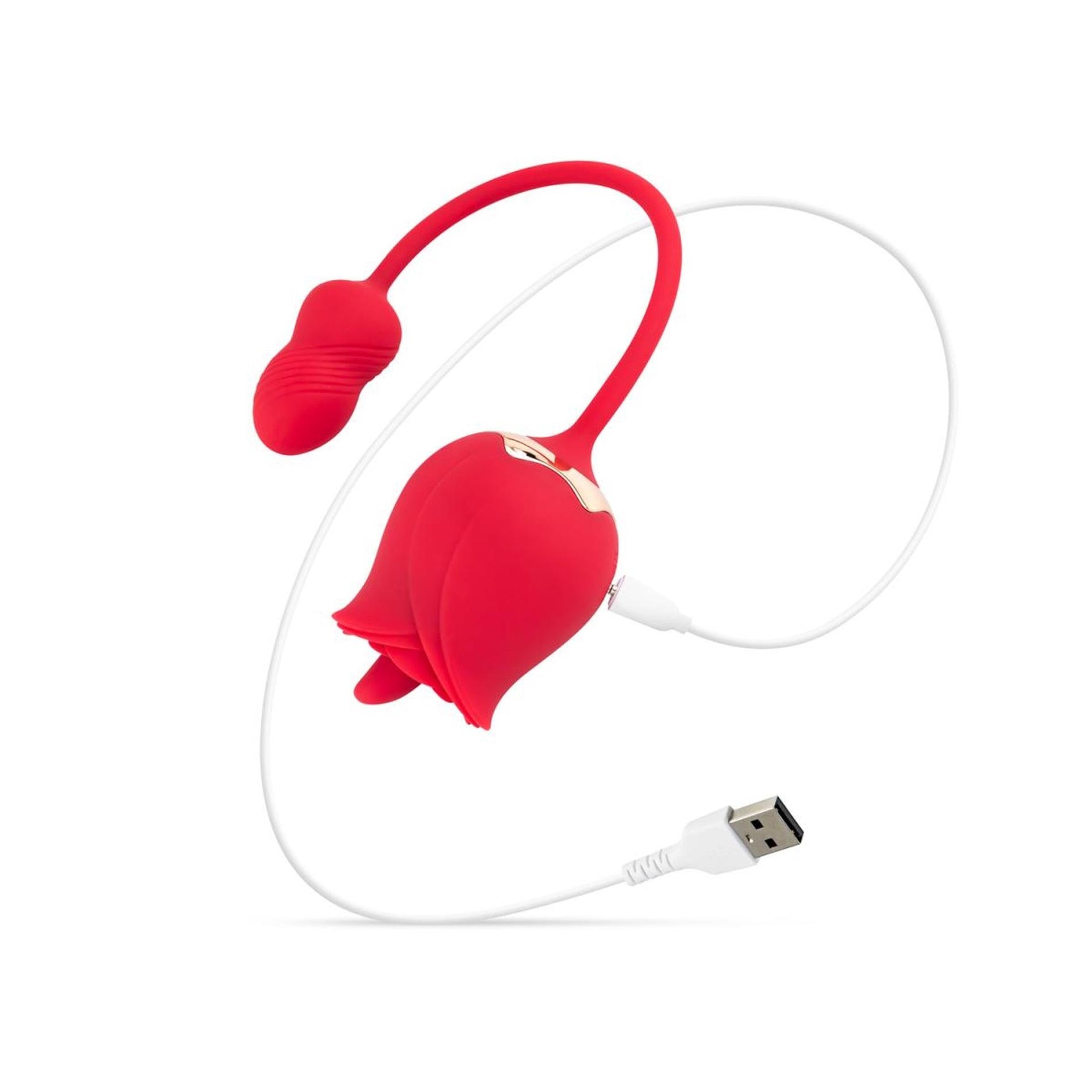 Teazers Rose USB Vibrating Clitorial Stimulator 7 moduri
