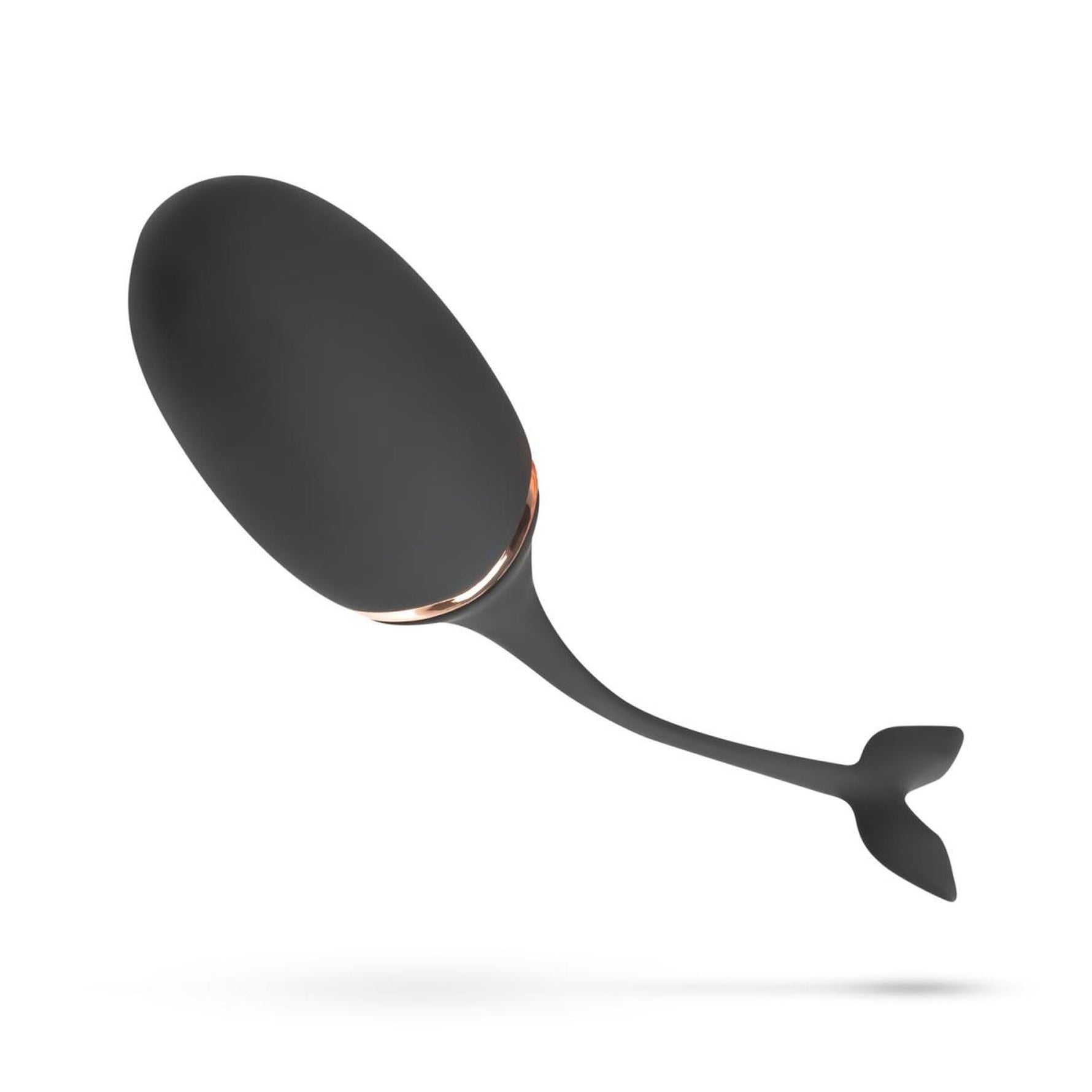 Ou vibrant din silicon Teazers cu telecomandă, negru