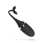 Ou vibrant din silicon Teazers cu telecomandă, negru