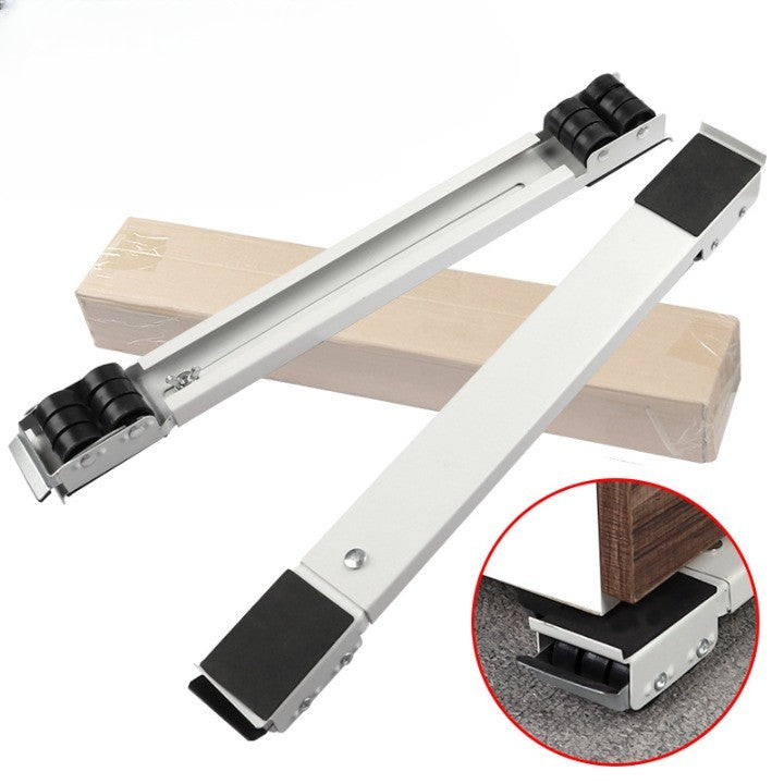 Set Suport Reglabil cu Roti pentru Mutat Mobila, Flippy, Dimensiune Reglabila, Greutate Maxima 330kg, Benzi