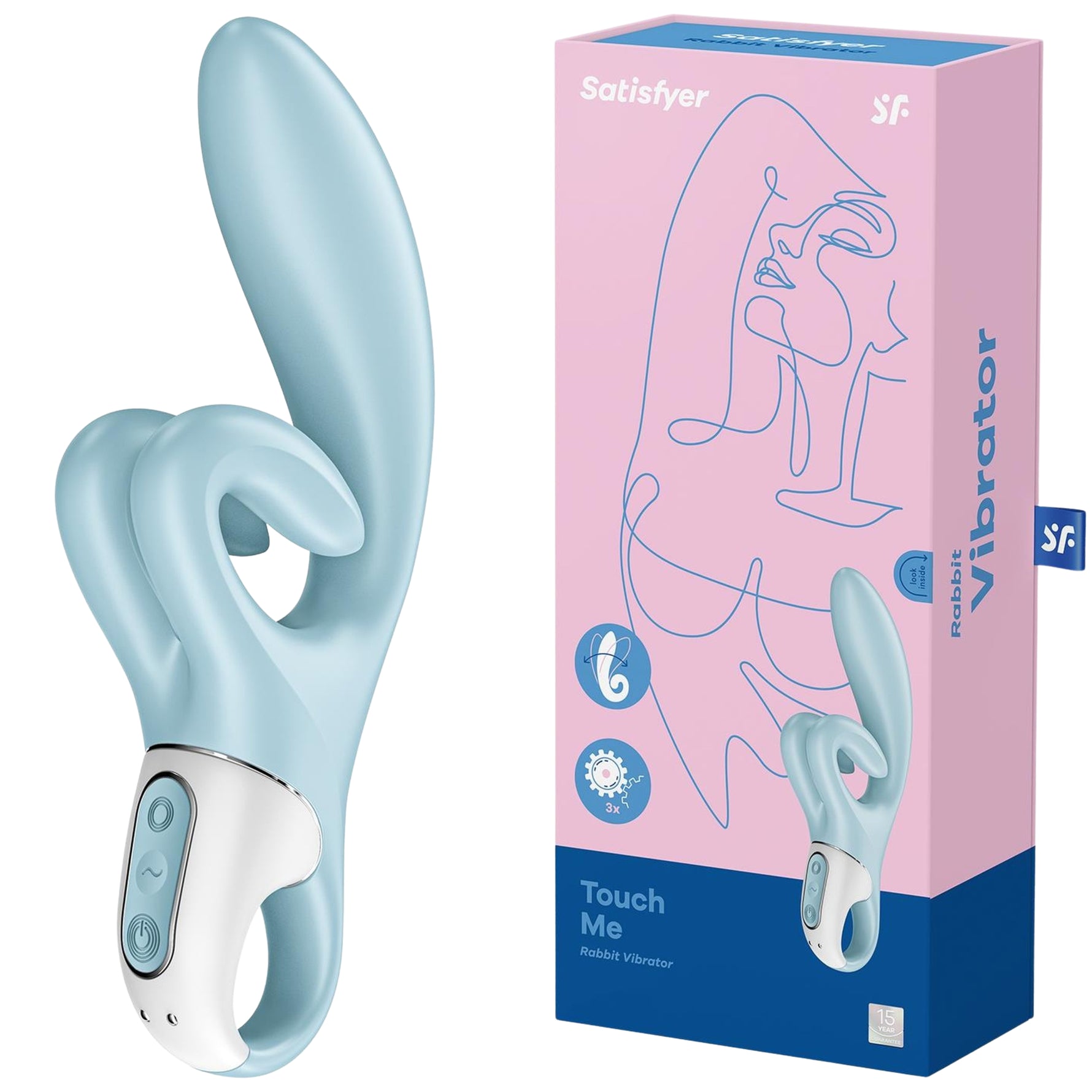 Vibrator Satisfyer Touch Me Blue USB Bunny