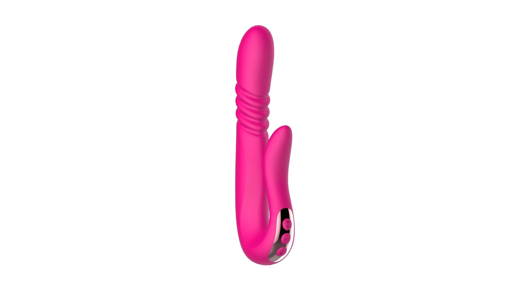 Vibrator USB Thrust pentru punctul G, seria B, roșu și drăguț