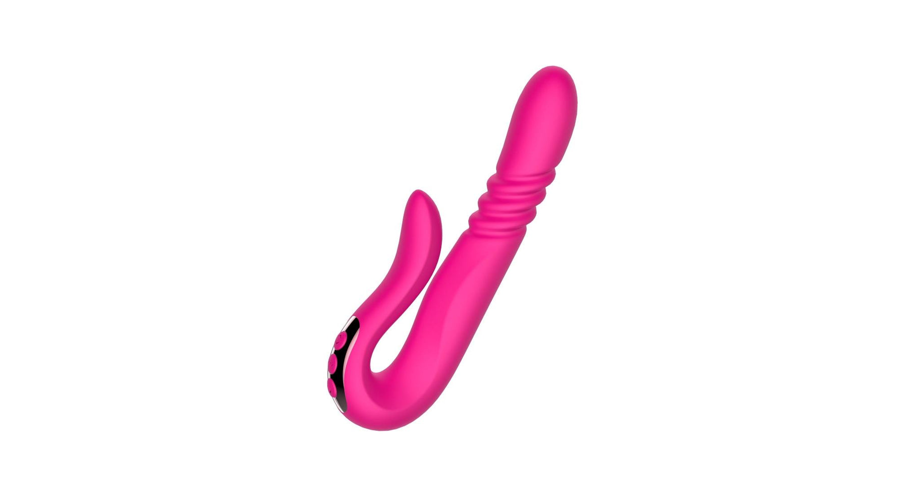 Vibrator USB Thrust pentru punctul G, seria B, roșu și drăguț