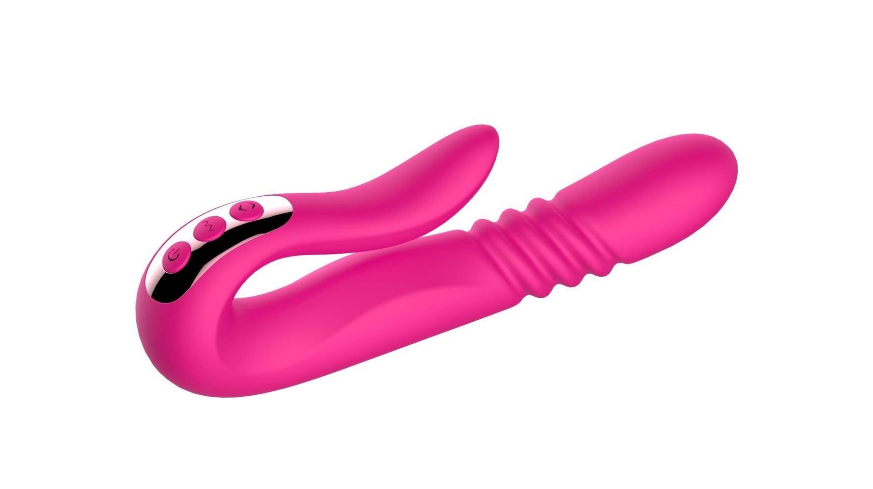 Vibrator USB Thrust pentru punctul G, seria B, roșu și drăguț