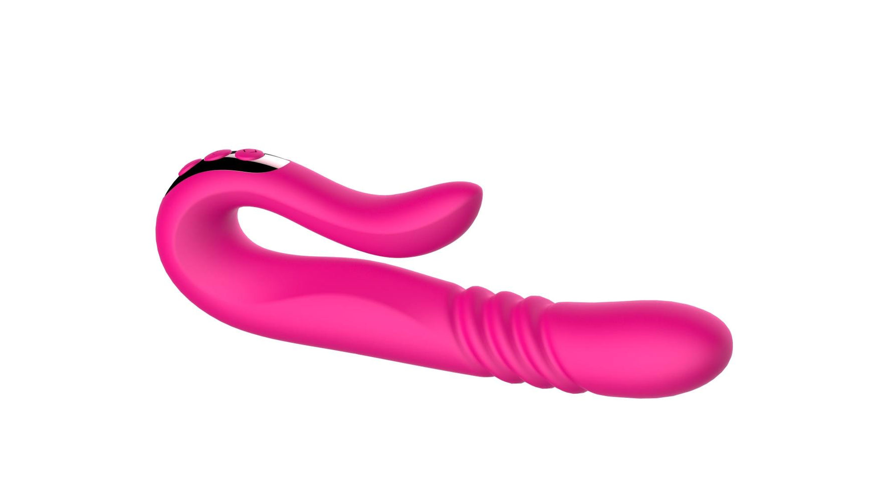 Vibrator USB Thrust pentru punctul G, seria B, roșu și drăguț