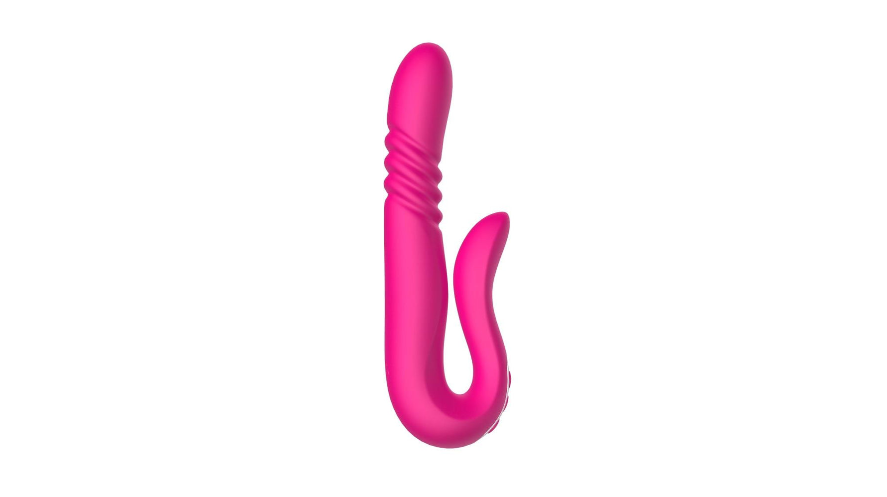 Vibrator USB Thrust pentru punctul G, seria B, roșu și drăguț
