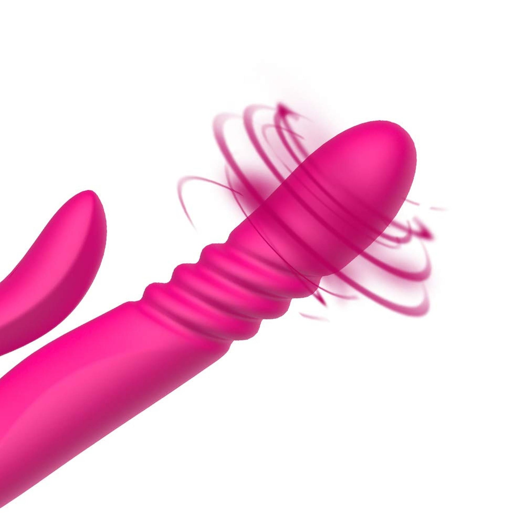 Vibrator USB Thrust pentru punctul G, seria B, roșu și drăguț