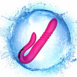 Vibrator USB Thrust pentru punctul G, seria B, roșu și drăguț
