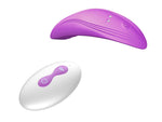 Vibrator mini din silicon USB violet drăguț seria B