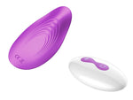 Vibrator mini din silicon USB violet drăguț seria B