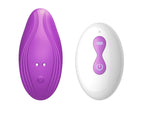 Vibrator mini din silicon USB violet drăguț seria B