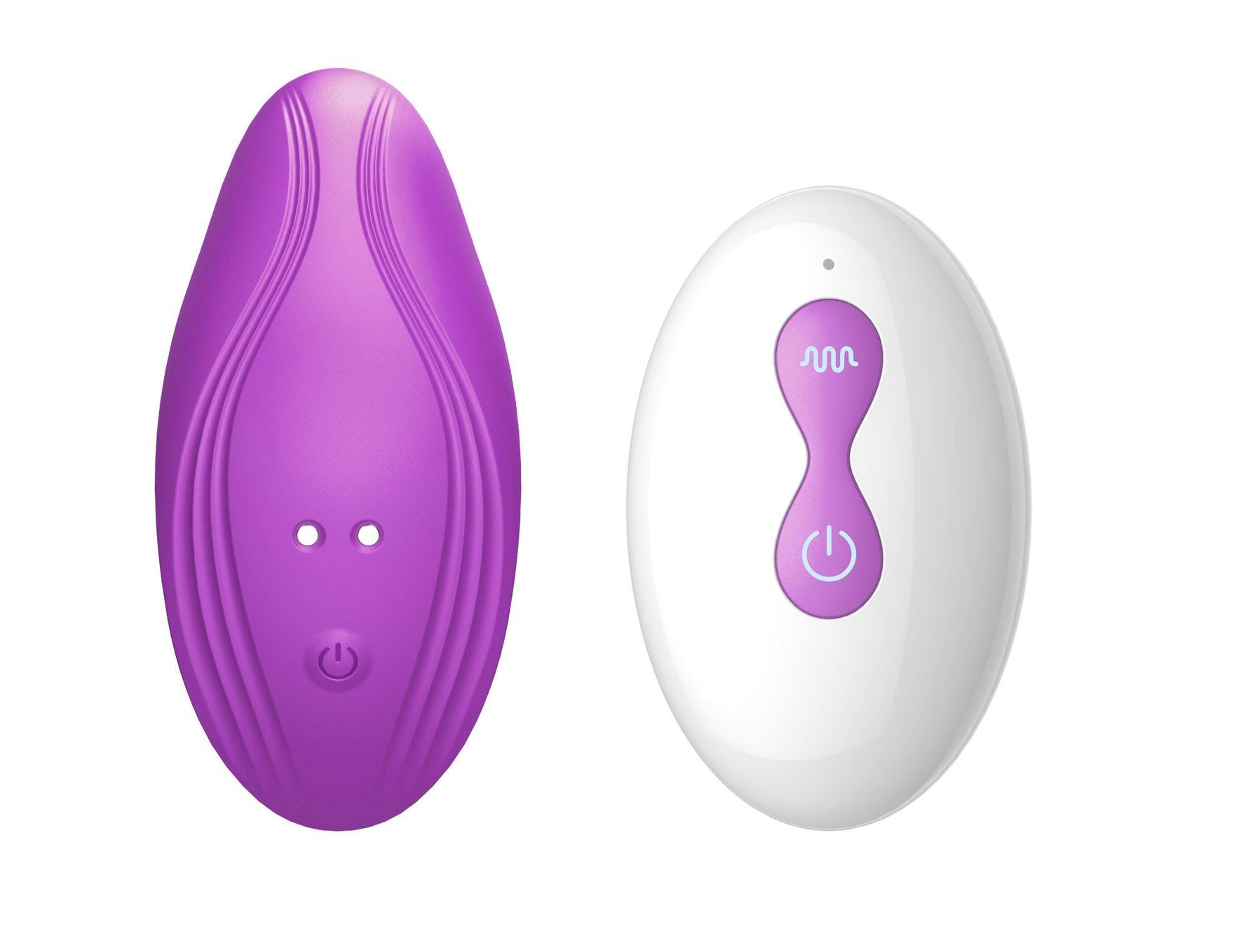 Vibrator mini din silicon USB violet drăguț seria B