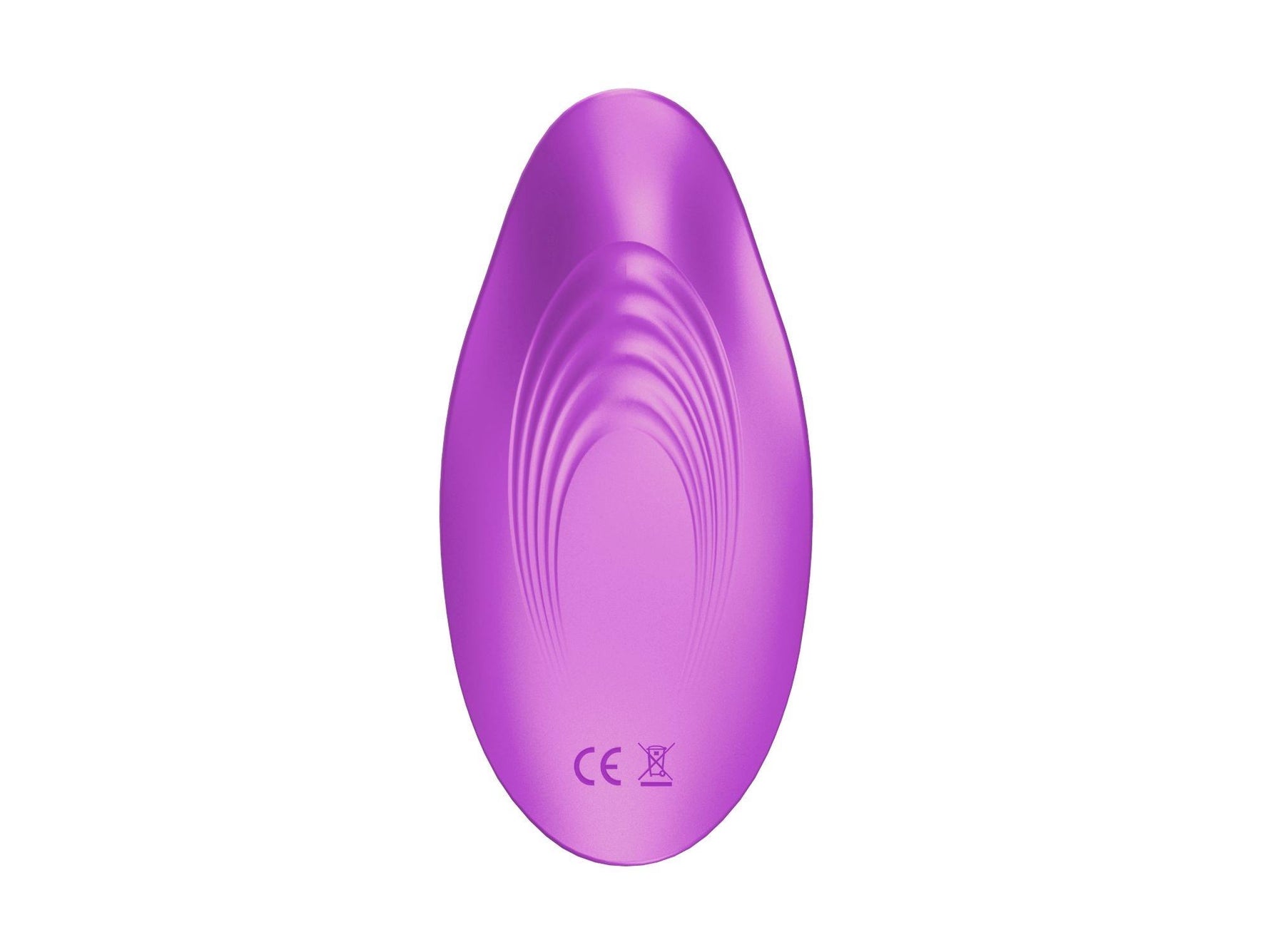 Vibrator mini din silicon USB violet drăguț seria B