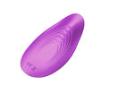 Vibrator mini din silicon USB violet drăguț seria B
