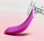 Vibrator mini din silicon USB violet drăguț seria B
