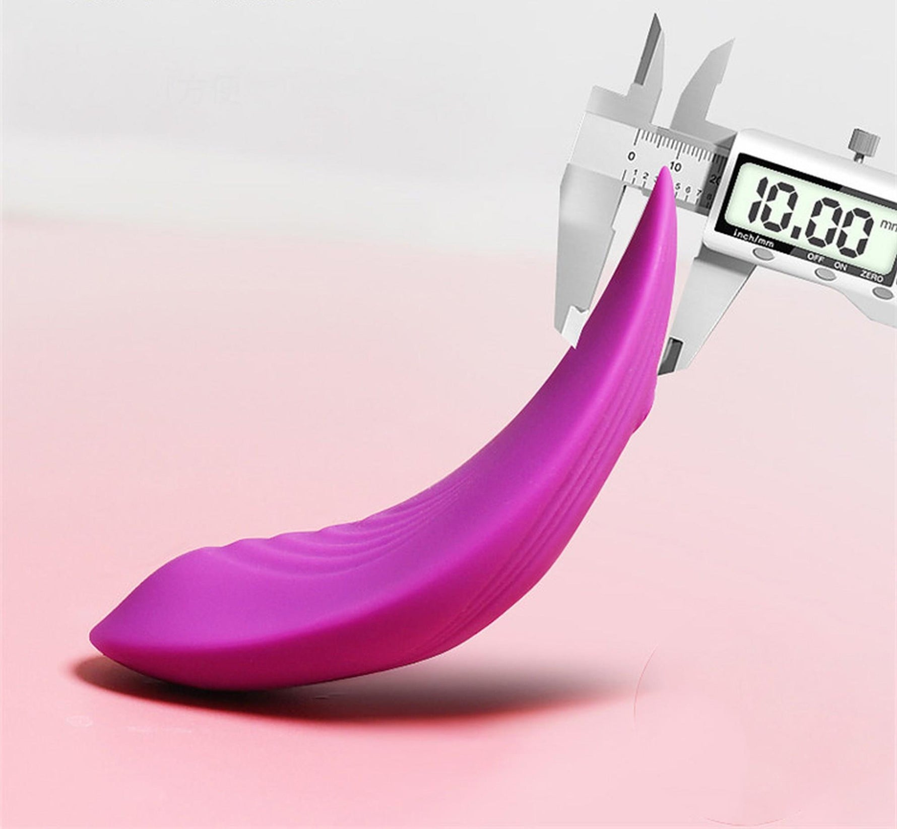 Vibrator mini din silicon USB violet drăguț seria B