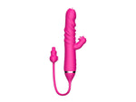 Vibrator cu triplă stimulare, seria B, drăguț, pentru lingerea vibratoarelor, Thrust
