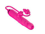 Vibrator cu triplă stimulare, seria B, drăguț, pentru lingerea vibratoarelor, Thrust