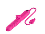 Vibrator cu triplă stimulare, seria B, drăguț, pentru lingerea vibratoarelor, Thrust